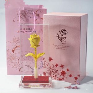 Rongsha Gold Rose Bouquet Gold Plated Rose