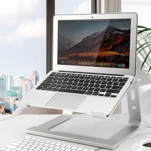 Laptop Stand, Computer Stand for Laptop, Aluminium Laptop Riser, Ergonomic Laptop Holder Compatible with MacBook Air Pro, Dell XPS, More 10-17 Inch Laptops Work from Home, Amazon Platform Banned