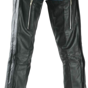 Xelement 7553 Women'S Black 'Advanced Dual Comfort' Leather Chaps - 20