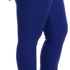 Rekucci Curvy Woman Ease into Comfort Skinny plus Size Pant W/Tummy Control