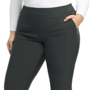 Rekucci Curvy Woman Ease into Comfort Skinny plus Size Pant W/Tummy Control