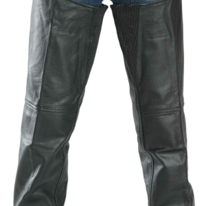 Xelement 7553 Women'S Black 'Advanced Dual Comfort' Leather Chaps - 20