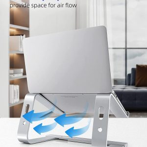 Laptop Stand, Computer Stand for Laptop, Aluminium Laptop Riser, Ergonomic Laptop Holder Compatible with MacBook Air Pro, Dell XPS, More 10-17 Inch Laptops Work from Home, Amazon Platform Banned