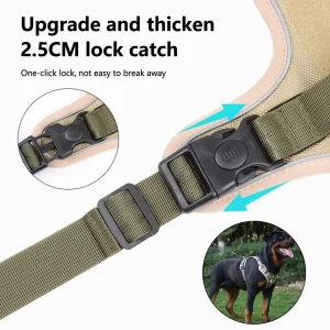 Medium Large Dog Harnesses Collar Labrador Army Reflective Adjustable Harness Oxford Cloth Pet Vest Training Hound Walk the Dog